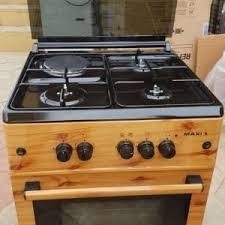 The Maxi 6060 (3+1) Burner Gas Cooker IGL Wood